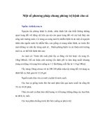 Tài liệu Một số phương pháp chung phòng trị bệnh cho cá ppt