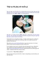 Tài liệu Thật sự thì phụ nữ muốn gì doc