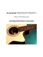 Tài liệu Âm nhạc lớp 5 - Ôn Tập Bài Hát: Những Bông Hoa Những Bài Ca (Nhạc và lời Hoàng Long) ppt