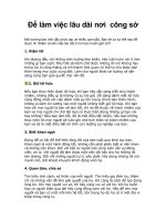 Tài liệu Để làm việc lâu dài nơi công sở pptx