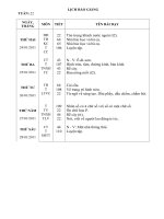 Bài giảng giáo án 3 cột lớp 3 ALA tuần 22