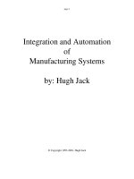 Tài liệu Integration and Automation of Manufacturing Systems pdf