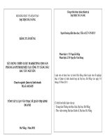 Xây dựng chiến lược marketing cho sản phẩm gas petrolimex tại công ty xăng dầu bắc tây nguyên 