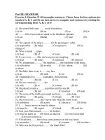 Tài liệu English Test- Grammar pptx