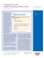 Tài liệu Language Use and English-Speaking Ability pptx