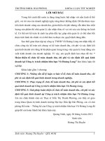 Hoàn thiện tổ chức kế toán doanh thu, chi phí và xác định kết quả kinh doanh tại công ty trách nhiệm hữu hạn vũ hoàng long 