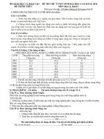 Tài liệu Đề thi thử CĐ DDH môn Địa lí năm 2010 doc