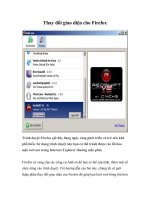 Tài liệu Thay đổi giao diện cho Firefox docx