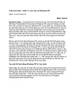 Tài liệu Triển khai Vista – Phần 11: Làm việc với Windows PE ppt