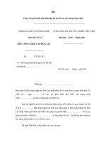 Tài liệu Mẫu Công văn giới thiệu địa điểm lập dự án đầu tư xây dựng công trình ppt