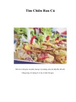 Tài liệu Tim Chiên Rau Củ ppt
