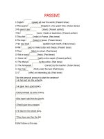 Tài liệu BÀI TẬP PASSIVE