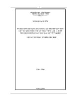 Nghiên cứu sử dụng lao động kí điện tử dạy học một số kiến thức vật lí trừu tượng lớp 12 THPT theo định hướng dạy học giải quyết vấn đề 