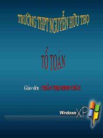 Bài soạn KHẢO SÁT HÀM SỐ