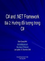 Tài liệu C# and .NET Framework Lassion 2 docx