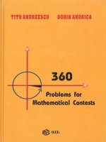 360 vấn đề về Toán Học- 360 Problem for Mathematical Contest