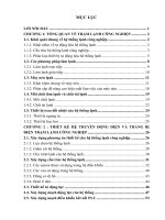 Thiết kế truyền động điện và trang bị điện cho trạm lạnh công nghiệp có nhiều máy nén lạnh 