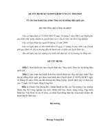 Quy trình thao tác hệ thống điện quốc gia 