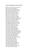 Bài giảng Tiếng Việt dễ thương qua 2 miền Nam, Bắc