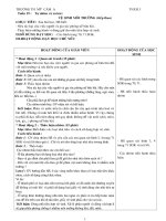 Bài soạn GIÁO ÁN TỰ XÃ HỘI 3 KNS- CKT HKII