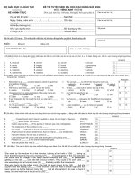 Tài liệu Đề thi ĐH môn Tiếng Anh khối D 2004 ppt