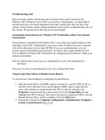 Tài liệu Troubleshooting Aids phần 1 doc