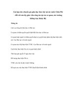 Tài liệu Gia hạn cho chuyên gia giáo dục làm việc tại các nước Châu Phi - đối với cán bộ, giáo viên công tác tại các cơ quan, các trường không trực thuộc Bộ. doc