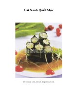 Tài liệu Cải Xanh Quết Mực doc
