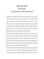 Tài liệu THE SNOW QUEEN - SIXTH STORY. ppt