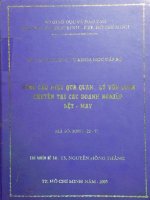 Nâng cao hiệu quả quản lý vốn luân chuyển tại các doanh nghiệp dệt may đề tài nghiên cứu khoa học cấp bộ 