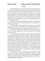 Tìm hiểu ảnh hưởng của n,p,k và mn lên một số đặc điểm sinh lí nảy mầm, sinh trưởng và phát triển của giống lúa HT1 