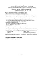 Tài liệu Improving Health through Acupuncture Energy Balance docx