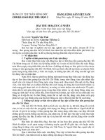 Gián án BAI THU HOACH HOC TAP TAM GUONG DD HCM