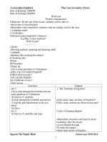 Gián án Tiếng Anh 6( 2 cột,đủ cả năm)