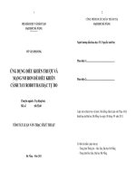 Ứng dụng điều khiển trượt mạng nơ ron để điều khiển cánh tay robot hai bậc tự do 