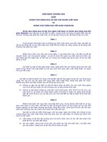 Tài liệu HIỆP ĐỊNH THƯƠNG MẠI GIỮA CHÍNH PHỦ CỘNG HOÀ XÃ HỘI CHỦ NGHĨA VIỆT NAM VÀ CHÍNH PHỦ CỘNG HOÀ HỒI GIÁO PAKISTAN doc