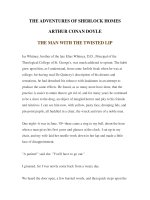 Tài liệu LUYỆN ĐỌC TIẾNG ANH QUA TÁC PHẨM VĂN HỌC-THE ADVENTURES OF SHERLOCK HOMES -ARTHUR CONAN DOYLE 6-1 pptx