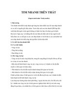 Tài liệu TIM NHANH TRÊN THẤT docx