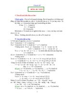 Tài liệu Chuyen De Dong Du Thuc