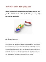 Tài liệu Thực hiện chiến dịch quảng cáo docx