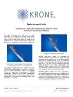 Tài liệu KRONE - White paper - Switchboard Cable - 2003 pdf