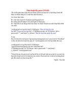 Tài liệu Tìm lại mật khẩu GMAIL