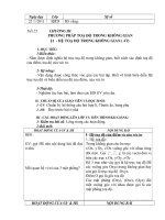 Gián án Bài 1 chương II - HH 12 CB