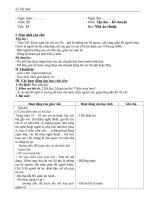 Gián án Giáo án Tiếng Việt 3 tuần 23, 24