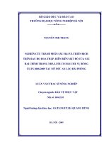 Nghiên cứu thμnh phần sâu hại và thiên địch trên rau họ hoa thập, diễn biến mật độ của sâu hại chính trong nhà lưới có mái che vụ đông xuân 2008 2009 tại mỹ đức an lão hải phòng 