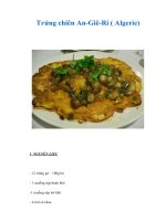 Tài liệu Trứng chiên An-Giê-Ri ( Algerie) ppt