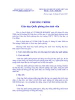 Tài liệu Chương trình giáo dục quốc phòng cho sinh viên pptx