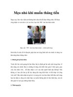 Tài liệu Mẹo nhỏ khi muốn thăng tiến pptx