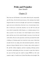 Tài liệu LUYỆN ĐỌC TIẾNG ANH QUA TÁC PHẨM VĂN HỌC-Pride and Prejudice -Jane Austen -Chapter 33 docx