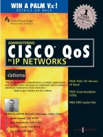 Tài liệu Administering Cisco QoS in IP Network pdf